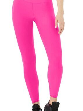 Alo 7/8 High-Waist Airlift Legging in Neon Pink